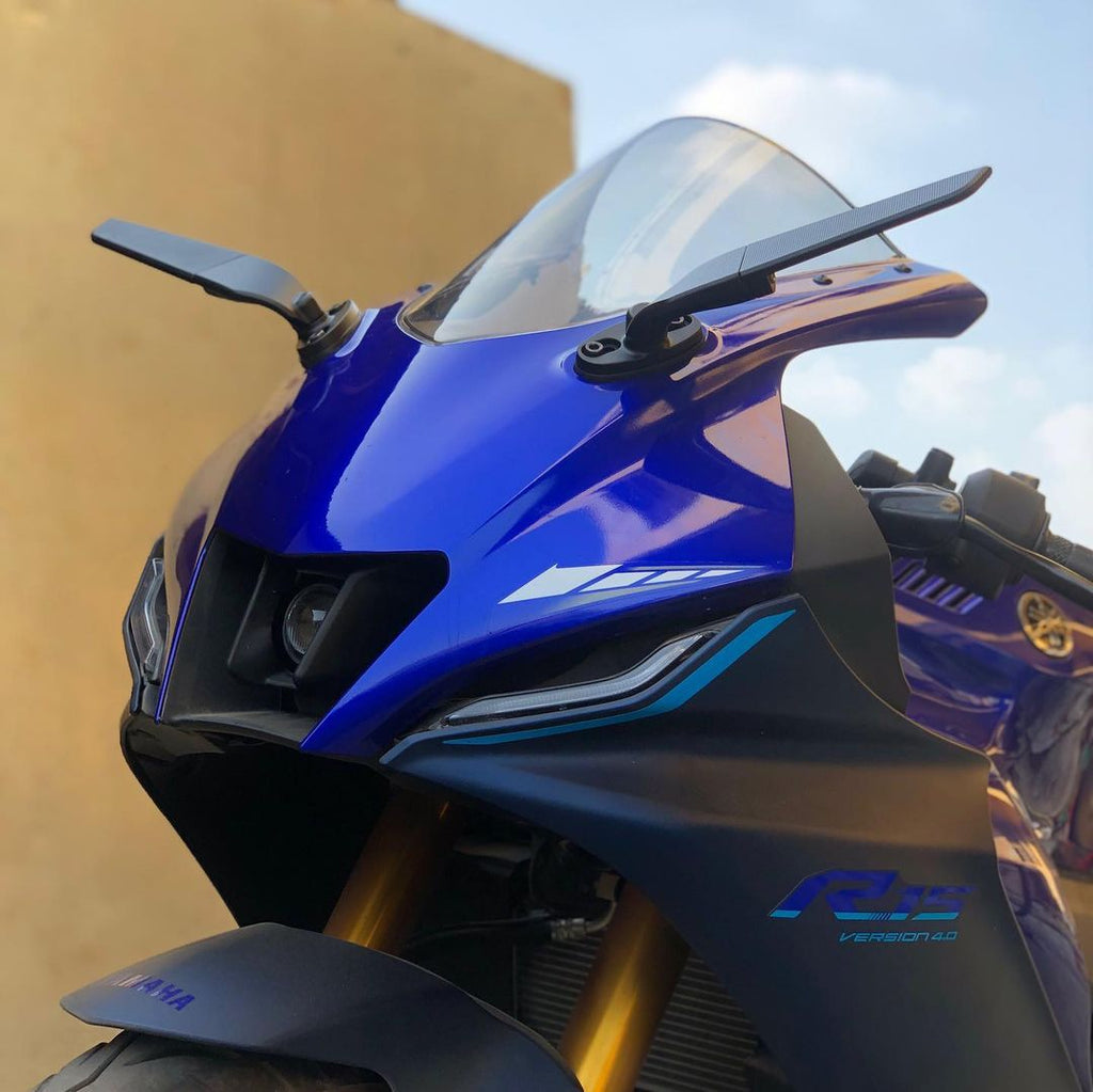 Yamaha R15 V3 Bike Mirror Light Grandbiker Mirror Indicator LED