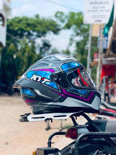 KYT Striker #01 Grey Blue