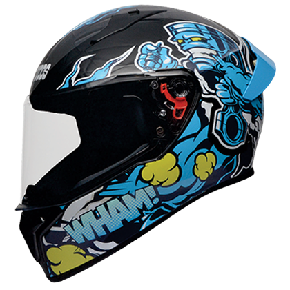 Studds Thunder D10 Helmet  BLACK N1