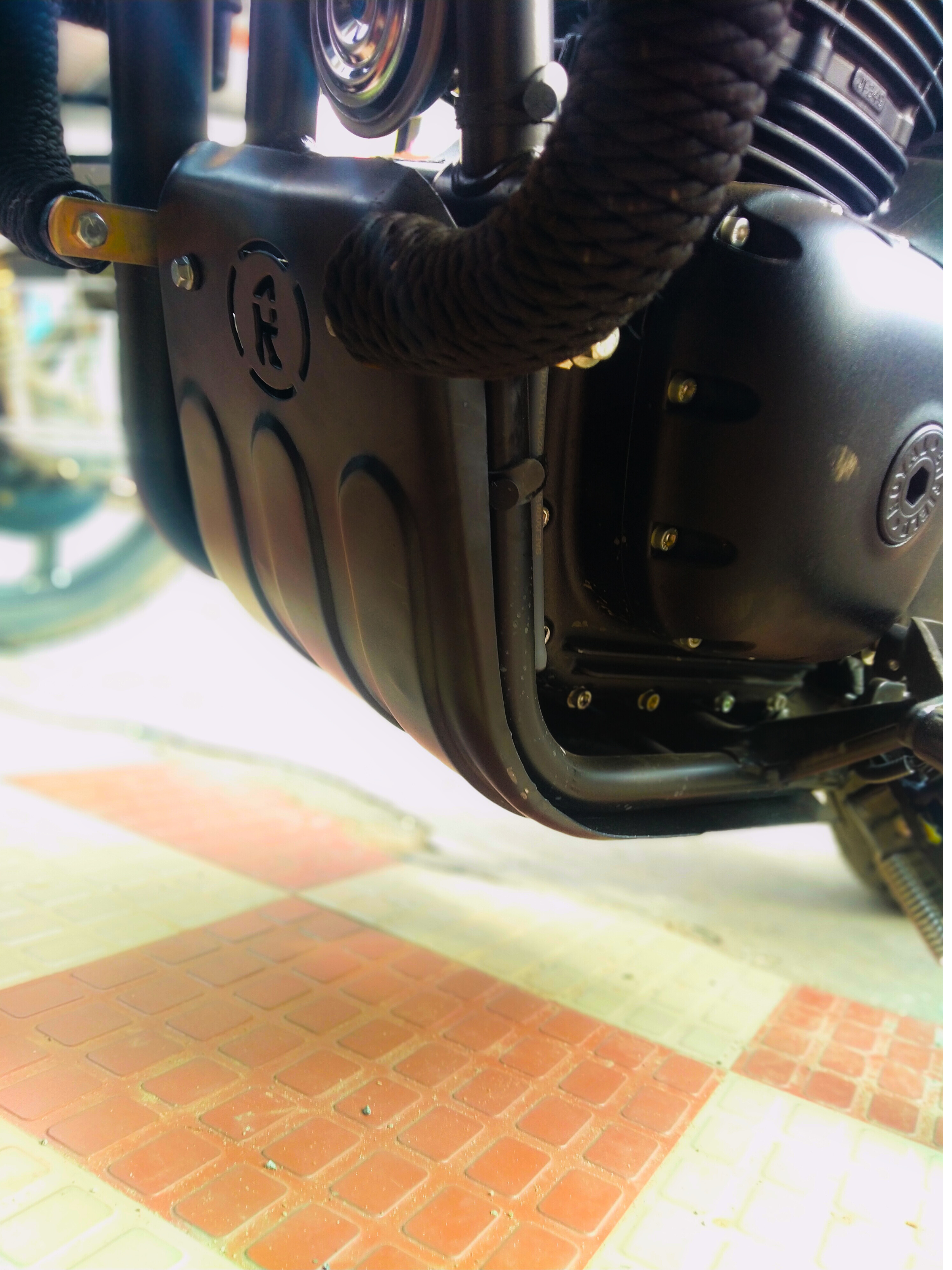 Royal enfield engine online guard