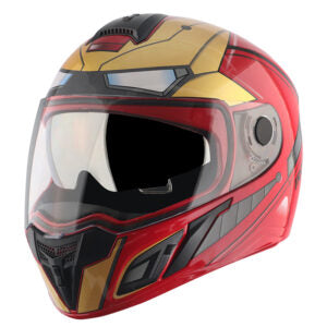 Ryker Marvel Iron Man Edition Black Red Helmet