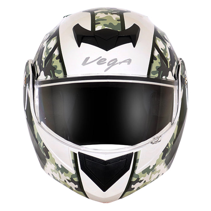 Crux Dx Camouflage White Battle Green Helmet