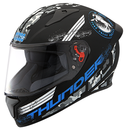THUNDER D2 DECOR WITH SPOILER-D2 MATT BLACK N1