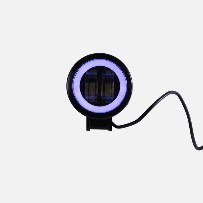 HJG Harley Round Fog Light With Ring