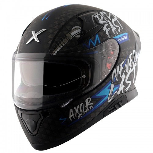 APEX RIDEFAST DULL BLACK BLUE