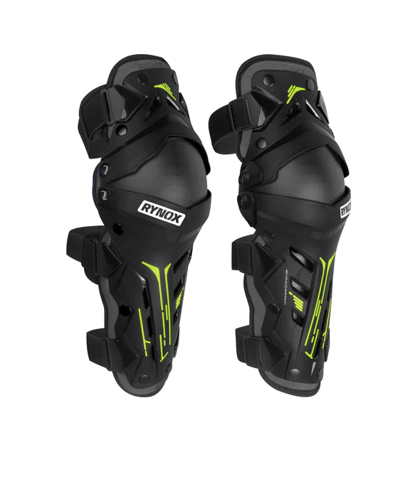 BASTION BIONIC KNEE GUARDS - Black Hi-Viz Green