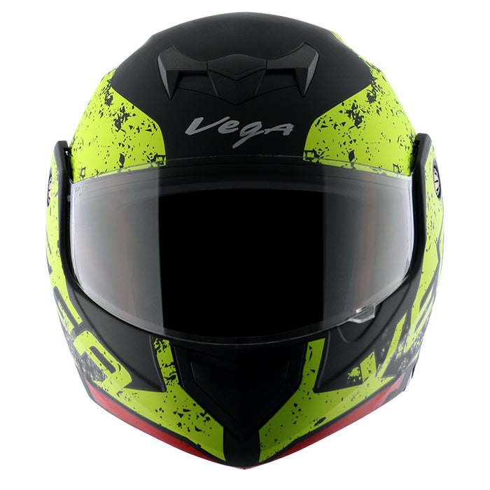 Crux Dx Victor Dull Black Neon Yellow Helmet